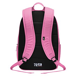 Additional Image 2 - a black backpack with pink straps