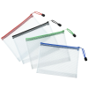 Additional Image 3 - a group of clear plastic bags with zippers