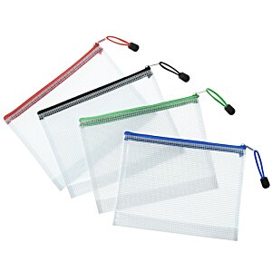 Additional Image 3 - a group of clear plastic bags with zippers