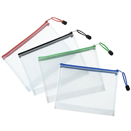 Additional Image 3 - a group of clear plastic bags with zippers