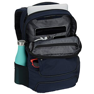 Additional Image 1 - a blue backpack with a blue object in the back