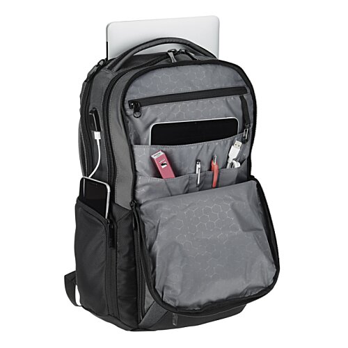 Additional Image 4 - a black backpack with a pocket