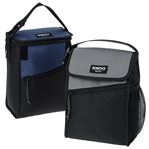 Additional Image 4 - a group of black and blue lunch bags
