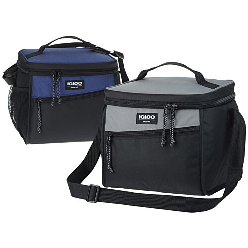 Additional Image 3 - a black and blue lunch bags