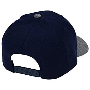 Additional Image 1 - a black hat with a white patch