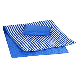 Additional Image 5 - a blue and white blanket