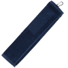 View Image 4 of 4 of Trifold Scrubber Golf Towel with Carabiner Clip