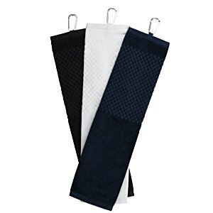 Additional Image 1 - a black and white towel