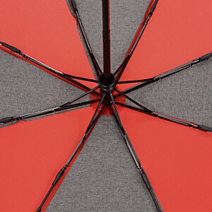 Additional Image 3 - a close up of a red and grey umbrella