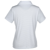 View Image 2 of 3 of Micro Striped Performance Polo - Ladies'