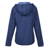 View Image 2 of 3 of Cutter & Buck Sweater Knit Hooded Fleece Jacket - Ladies'
