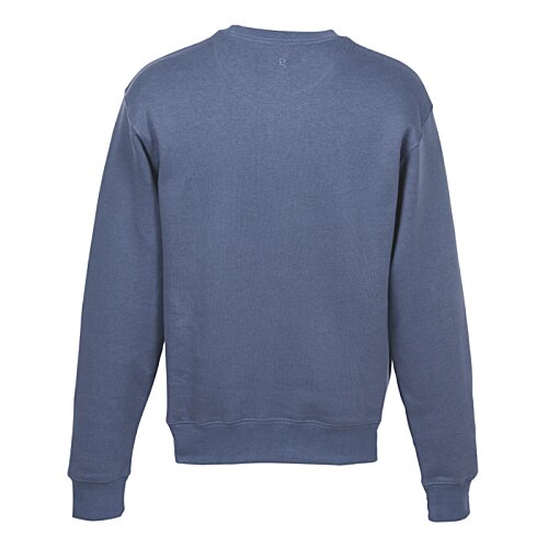 Additional Image 1 - a back of a blue sweatshirt