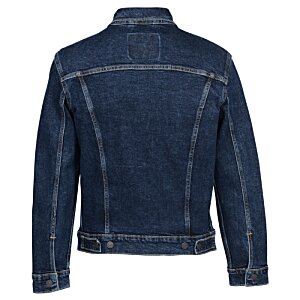 Additional Image 1 - a blue denim jacket on a white background