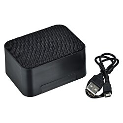 a black box with a cord