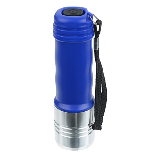 Additional Image 3 - a blue and silver flashlight