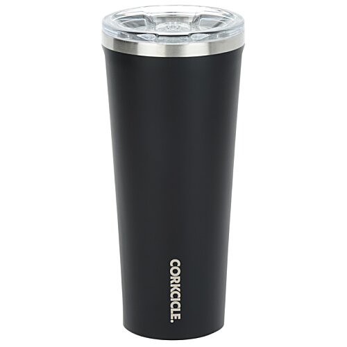 Additional Image 3 - a black and silver tumbler