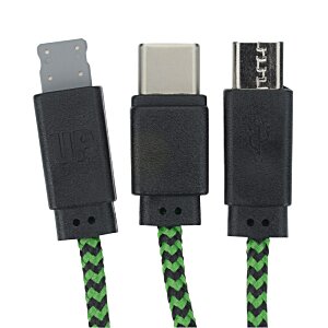 Additional Image 5 - a group of black and green cables