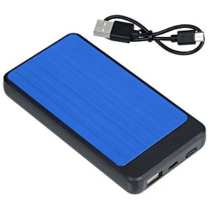 Additional Image 1 - a blue rectangular device with a black cord