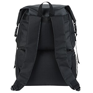 Additional Image 4 - a back of a black backpack