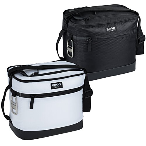 Additional Image 3 - a black and white cooler bags