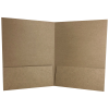 View Image 2 of 2 of Recycled Kraft Two-Pocket Presentation Paper Folder