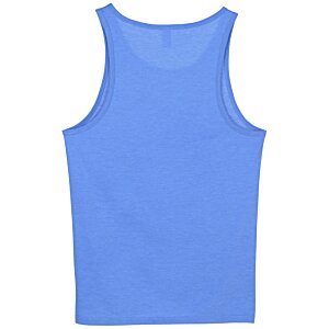 Additional Image 1 - a blue tank top on a white background