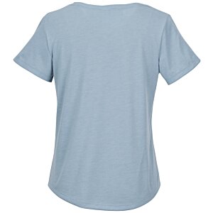 Additional Image 1 - a back of a blue shirt