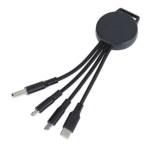 Additional Image 1 - a black cable with many wires