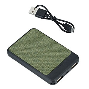 Additional Image 1 - a black and green rectangular object with a black cord