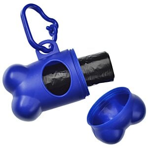 Additional Image 3 - a blue dog toy with a black circle