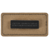 View Image 3 of 4 of Leatherette Name Badge - Rectangle - 1-1/2" x 3"