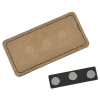 View Image 4 of 4 of Leatherette Name Badge - Rectangle - 1-1/2" x 3"
