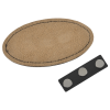 View Image 4 of 4 of Leatherette Name Badge - Oval - 1-1/2" x 3"
