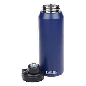Additional Image 1 - a blue and silver water bottle