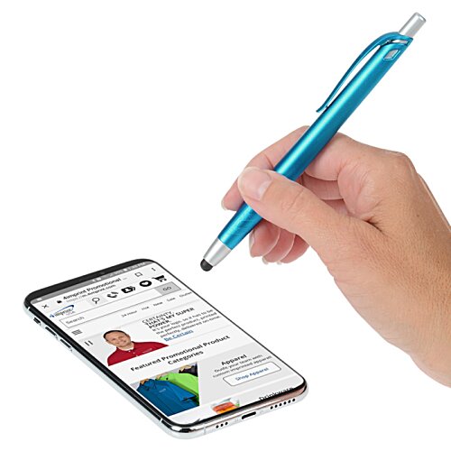 Additional Image 3 - a hand holding a pen over a cell phone