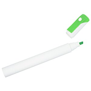Additional Image 2 - a white pen with green tip