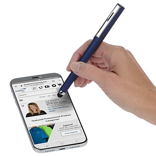 Additional Image 3 - a hand holding a pen over a cell phone