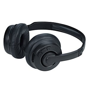 Additional Image 1 - a black headphones on a white background