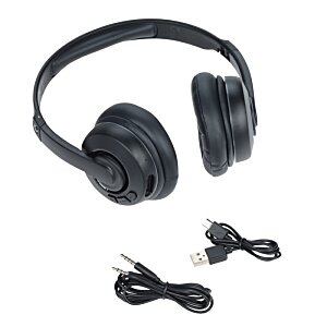 Additional Image 3 - a pair of black headphones
