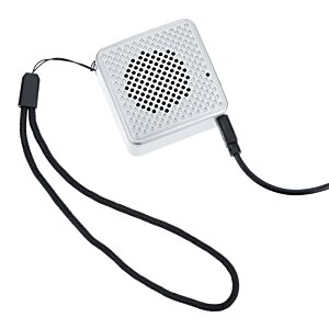 Additional Image 3 - a white square with a black cord