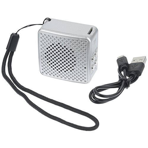 Additional Image 1 - a white cube with a black cord