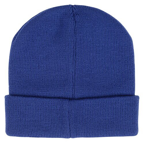 Additional Image 1 - a blue beanie on a white background