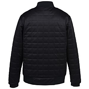 Additional Image 1 - a back view of a black jacket
