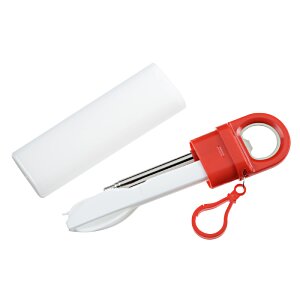 Additional Image 1 - a white tube with a red handle