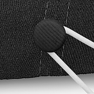 Additional Image 1 - a black circle on a black fabric