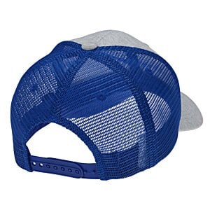 Additional Image 1 - a blue mesh hat on a white background