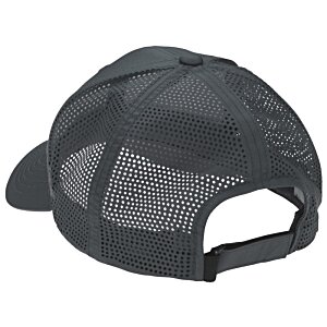 Additional Image 1 - a black hat with a mesh back