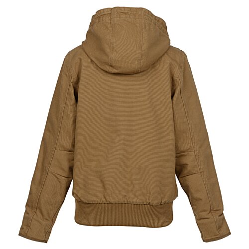 Additional Image 1 - a brown jacket with a hood