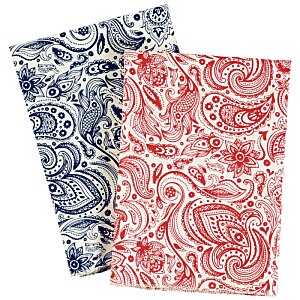 Additional Image 1 - a close-up of a red and blue patterned paper