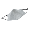Additional Image 1 - a white face mask with black straps